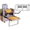 Ristosubito Crepiera Elettrica Automatica SG N. 4 Piani di cottura in ghisa quadrati cm 15x15 Produzione da N. 700 crepes/h Modello 4Q 4x15