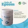 ORIGINI NATURALI s.r.l Epsom-Salt - Sale di Epsom - Sale Inglese Depura il fegato - pulizia del fegato Flacone da 500 gr
