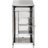 Ristosubito Armadio Portascope in acciaio inox 430 IXP n.2 ante a battente profondità anta cm 50 Modello S5069602430 Dim. cm L.95 P.50 H.215