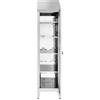 Ristosubito Armadio Portaoggetti in acciaio inox 304 IXP n.1 anta a battente profondità anta cm 50 Modello S5069403 Dim. cm L.50 P.50 H.215