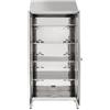 Ristosubito Armadio Portaoggetti in acciaio inox 430 IXP n.2 ante a battente profondità anta cm 40 Modello 69405430 Dim. cm L.120 P.40 H.215