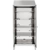 Ristosubito Armadio Portaoggetti in acciaio inox 304 IXP n.2 ante a battente profondità anta cm 50 Modello S5069405 Dim. cm L.120 P.50 H.215