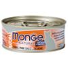 Monge Natural al vapore (tonno pinne gialle e salmone) - 6 lattine da 80gr.