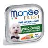 Monge Fresh paté e bocconcini con pollo e ortaggi - 6 vaschette da 100gr.