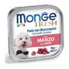 Monge Fresh paté e bocconcini con manzo - 6 vaschette da 100gr.