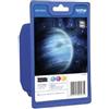 Brother Multipack Ciano / Magenta / Giallo Lc-1280Xl Lc1280Xlrbwbpdr 3600 Pagine 3 Cartucc Originale