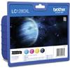 Brother Multipack Nero / Ciano / Magenta / Giallo Lc-1280Xl Lc1280Xlvalbpdr 6000 Pagine 4 Originale