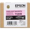 Epson Cartuccia D'Inchiostro Magenta (Chiaro) C13T580B00 T580B 80Ml Originale