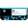 Hp Cartuccia Nero (Opaco) Ch575A 726 300Ml Originale