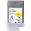 Canon Cartuccia D'Inchiostro Giallo Pfi-102Y 0898B001 1500 Pagine 130Ml Originale