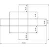 KRIPTONITE libreria da parete KROSSING composizione 42 - KROSSING-COMP.42-BIA