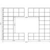 KRIPTONITE libreria da parete KROSSING composizione 84 - KROSSING-COMP.84-BIA