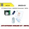 Bentel Security BW30-KV - Kit Centrale Wireless Completo PIR 30 Zone + Comunicatore - Antifurto Sicurezza - Bentel