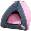 DUCCETTI MANUFACTURER Casetta Igloo per Gatti mis. 35x35x35 Rosa-Griggio
