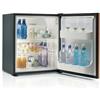 Ⓜ️🔵🔵🔵 Vitrifrigo C600SL - Minibar ad assorbimento, 55 lt, Porta in melaminico, Color Noce, Luce interna LED