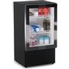 Ⓜ️🔵🔵🔵 Vitrifrigo LT45PV - Minibar a compressore, Monoporta Frontale, 45 Litri, Serie OFFICE, Colore Nero, Porta a vetro, Classe F