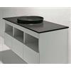 Nic Lavabo Piano Integrato cm 120 Bianco Lucido in ceramica