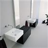 Ceramica Flaminia Lavabo Acqualight 50x45 - Foro Rubinetteria: Senza foro Rubinetteria