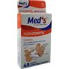 Med's Farmacerotto - Cerotto Strips Poliuretano Classico Assortiti, 40 Pezzi
