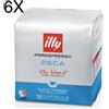 (6 CONFEZIONI) Illy - 108 Capsule - Decaffeinato
