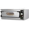 Resto Italia Forno elettrico per pizza - mod. um 6 big/l - n. 1 camera - piano refrattario - bassi consumi - dimensioni camera cm l 108 x p 72 x h 14 - n. pizze 6 (Ø cm 36) - n. 2 teglie 60x40cm - potenza 9 kw - alimentazione trifase o monofase - norma ce