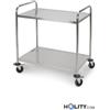 Royal Catering Carrello Portavivande Professionale Cucina Acciaio Inox  Carrello Di Servizio Pieghevole RC-FST635G (3 ripiani, 90 kg, 40 X 58 Cm) :  : Casa e cucina