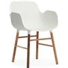NORMANN COPENHAGEN poltroncina FORM ARMCHAIR basamento in noce - 602768