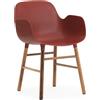 NORMANN COPENHAGEN poltroncina FORM ARMCHAIR basamento in noce - 602773