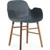NORMANN COPENHAGEN poltroncina FORM ARMCHAIR basamento in noce - 602771