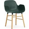 NORMANN COPENHAGEN poltroncina FORM ARMCHAIR basamento in rovere - 602766