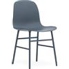 NORMANN COPENHAGEN set da 2 sedie FORM CHAIR basamento in acciaio verniciato - 602813