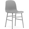 NORMANN COPENHAGEN set da 2 sedie FORM CHAIR basamento in acciaio verniciato - 602811