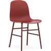 NORMANN COPENHAGEN set da 2 sedie FORM CHAIR basamento in acciaio verniciato - 602815