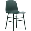 NORMANN COPENHAGEN set da 2 sedie FORM CHAIR basamento in acciaio verniciato - 602814