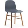 NORMANN COPENHAGEN set da 2 sedie FORM CHAIR basamento in noce - 602825