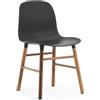 NORMANN COPENHAGEN set da 2 sedie FORM CHAIR basamento in noce - 602824