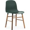 NORMANN COPENHAGEN set da 2 sedie FORM CHAIR basamento in noce - 602826