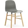 NORMANN COPENHAGEN set da 2 sedie FORM CHAIR basamento in rovere - 602817