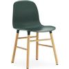 NORMANN COPENHAGEN set da 2 sedie FORM CHAIR basamento in rovere - 602820