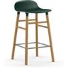 NORMANN COPENHAGEN sgabello FORM BARSTOOL H 65 cm basamento in rovere - 602784