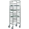 FORCAR Carrello Porta Teglie GN in Acciaio Inox - Capacità N° 14 Teglie GN1/1