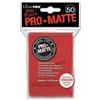 UltraPro - Bustine protettive trasparenti 66x91 - PRO MATTE Retro ROSSO (50 bustine) UPR82650
