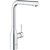 Grohe Essence miscelatore monocomando per lavello, con doccetta estraibile, colore cromo - 30270000
