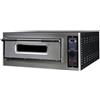 Prismafood Forno elettrico digitale per pizza - mod. trays 6l/d - n. 1 camera - piano in mattoni refrattari - dimensioni camera cm l 123 x p 84 x 17,5 h - capacità: n. pizze 6 (Ø cm 40)/n. 3 teglie in orizzontale cm 60x40 - potenza 10,2 kw - norma ce