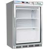 FORCAR Freezer Sottobanco EF200GSS - Lamiera Verniciata e Porta a Vetro - Temp -18° -22°C - Capacità Lt 130