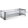 Ristosubito Vetrina espositore da banco Calda TP Modello KB81R in lamiera di acciaio inox Potenza 800 W Temp.°C. 30 / 90 Dim. cm L.87 P.37 H.24