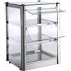 Ristosubito Vetrina espositore da banco Calda TP Modello KB33R in lamiera di acciaio inox Potenza 400 W Temp.°C. 30 / 90 Dim. cm L.37 P.37 H.54