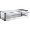 Ristosubito Vetrina espositore da banco neutra TP Modello KB81N in lamiera di acciaio inox Dim. cm L.87 P.37 H.24