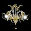 Cristalleria Murano Ca' Venier oro - Applique classica Veneziana in vetro di Murano e oro 24k