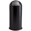 Ristosubito Gettacarte push MDL Metallo verniciato con polvere epossidica colore nero Modello 106033